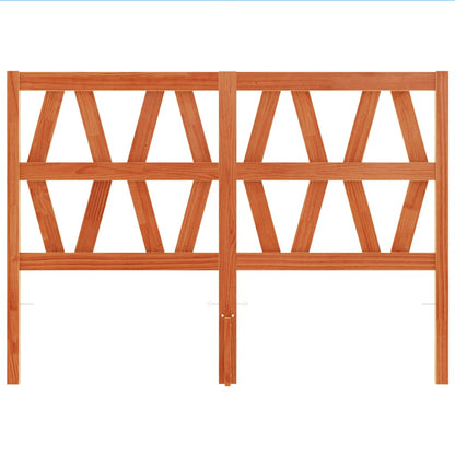 vidaXL Headboard Wax Brown 160 cm Solid Wood Pine