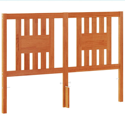 vidaXL Headboard Wax Brown 140 cm Solid Wood Pine