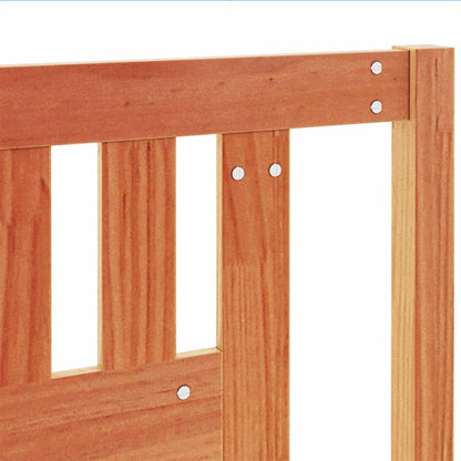 vidaXL Headboard Wax Brown 140 cm Solid Wood Pine