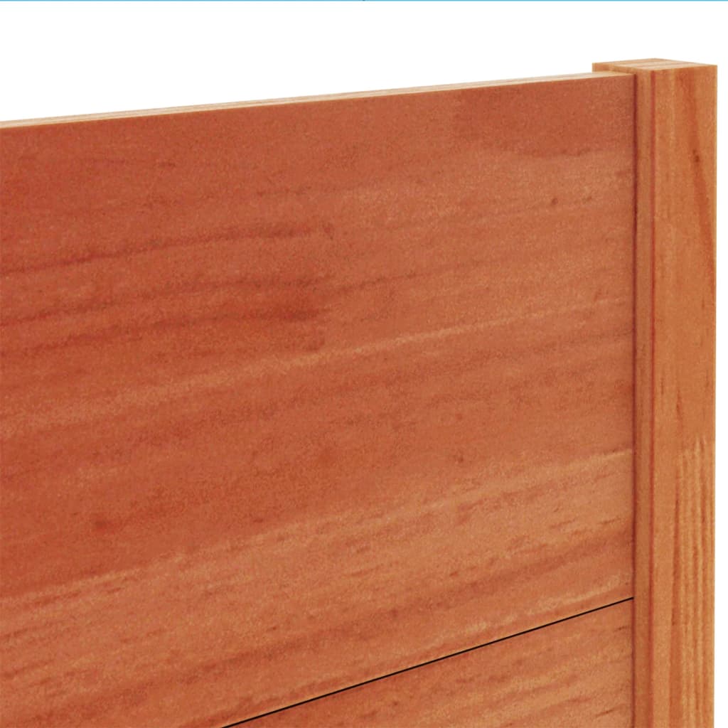 vidaXL Headboard Wax Brown 100 cm Solid Wood Pine