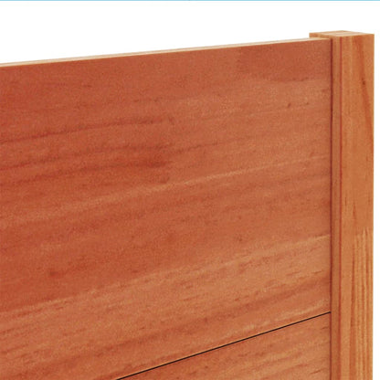 vidaXL Headboard Wax Brown 100 cm Solid Wood Pine