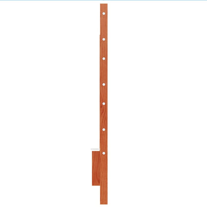 vidaXL Headboard Wax Brown 135 cm Solid Wood Pine