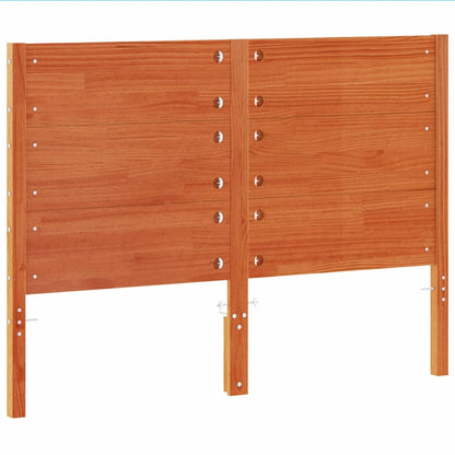 vidaXL Headboard Wax Brown 135 cm Solid Wood Pine