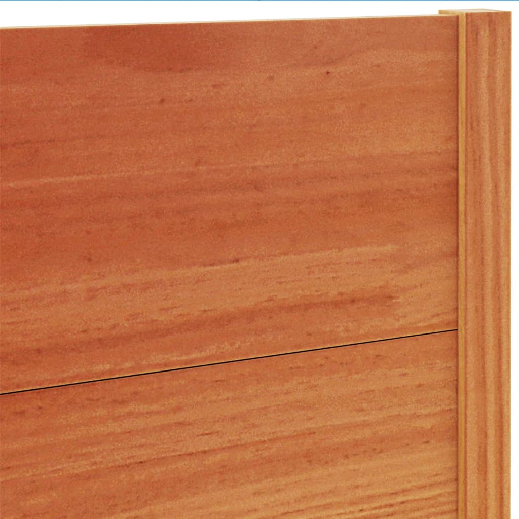vidaXL Headboard Wax Brown 135 cm Solid Wood Pine