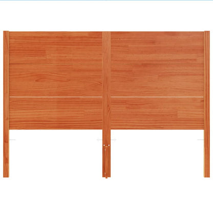 vidaXL Headboard Wax Brown 150 cm Solid Wood Pine