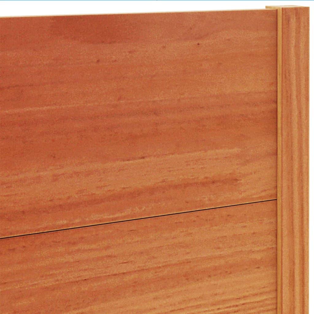 vidaXL Headboard Wax Brown 150 cm Solid Wood Pine