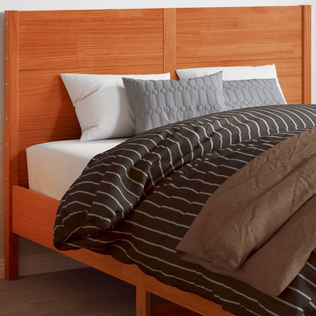 vidaXL Headboard Wax Brown 160 cm Solid Wood Pine