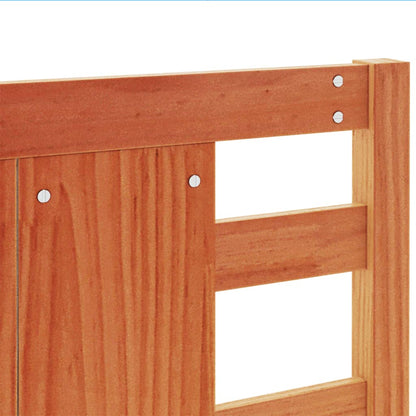 vidaXL Headboard | Wax Brown | Solid Pine Wood | 135 cm | Durable | Headboard