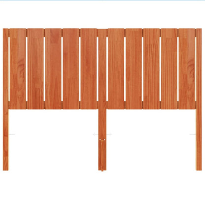vidaXL Headboard Wax Brown 135 cm Solid Wood Pine