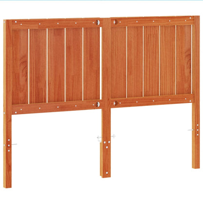 vidaXL Headboard Wax Brown 135 cm Solid Wood Pine