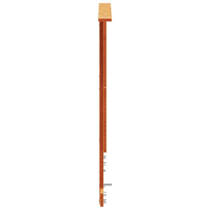 vidaXL Headboard Wax Brown 120 cm Solid Wood Pine