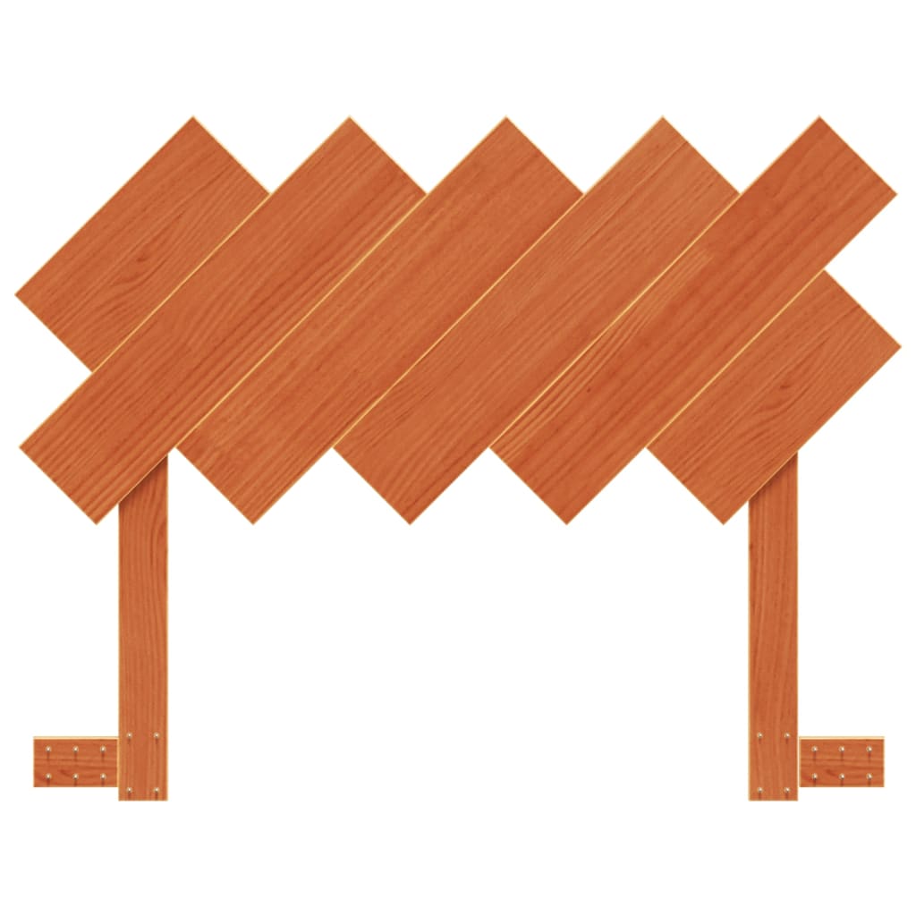 vidaXL Headboard Wax Brown 100 cm Solid Wood Pine