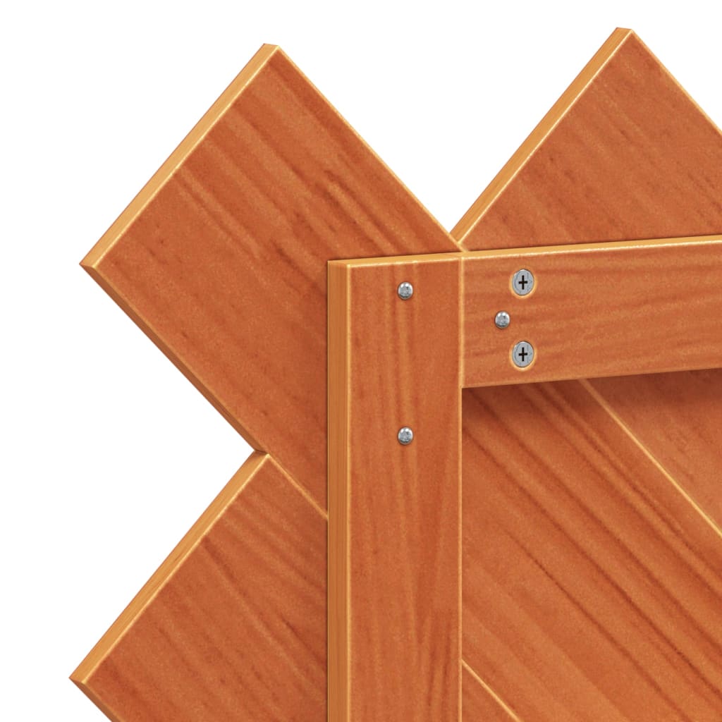 vidaXL Headboard Wax Brown 100 cm Solid Wood Pine