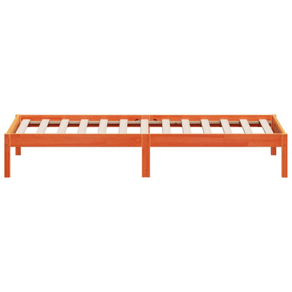 vidaXL Day Bed without Mattress Wax Brown 90x200 cm Solid Wood Pine