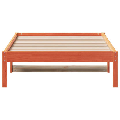 vidaXL Day Bed | Wax brown | Solid pine wood | Single