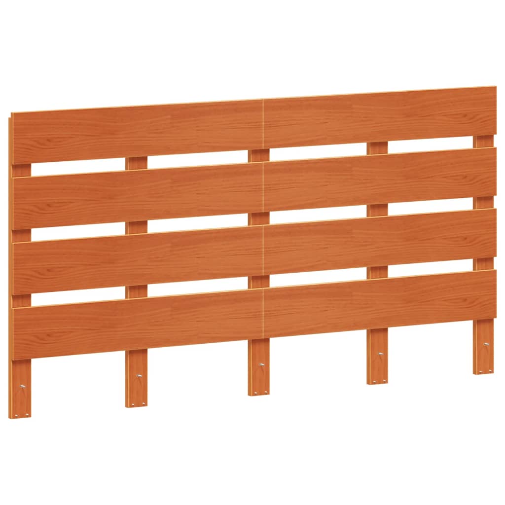 vidaXL Headboard Wax Brown 150 cm Solid Wood Pine