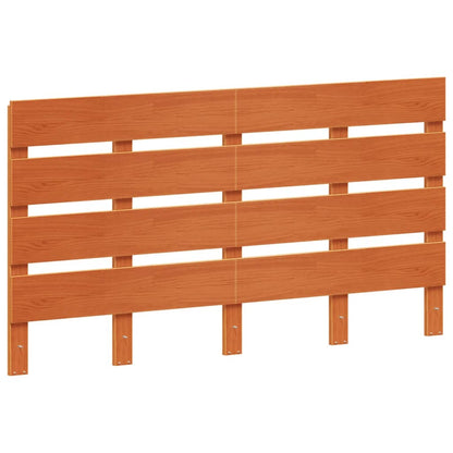 vidaXL Headboard Wax Brown 150 cm Solid Wood Pine