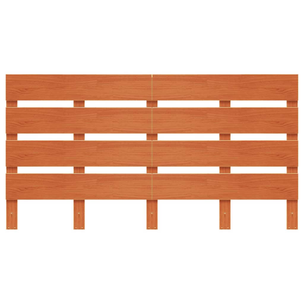 vidaXL Headboard Wax Brown 150 cm Solid Wood Pine