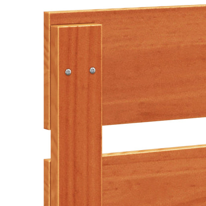 vidaXL Headboard Wax Brown 150 cm Solid Wood Pine