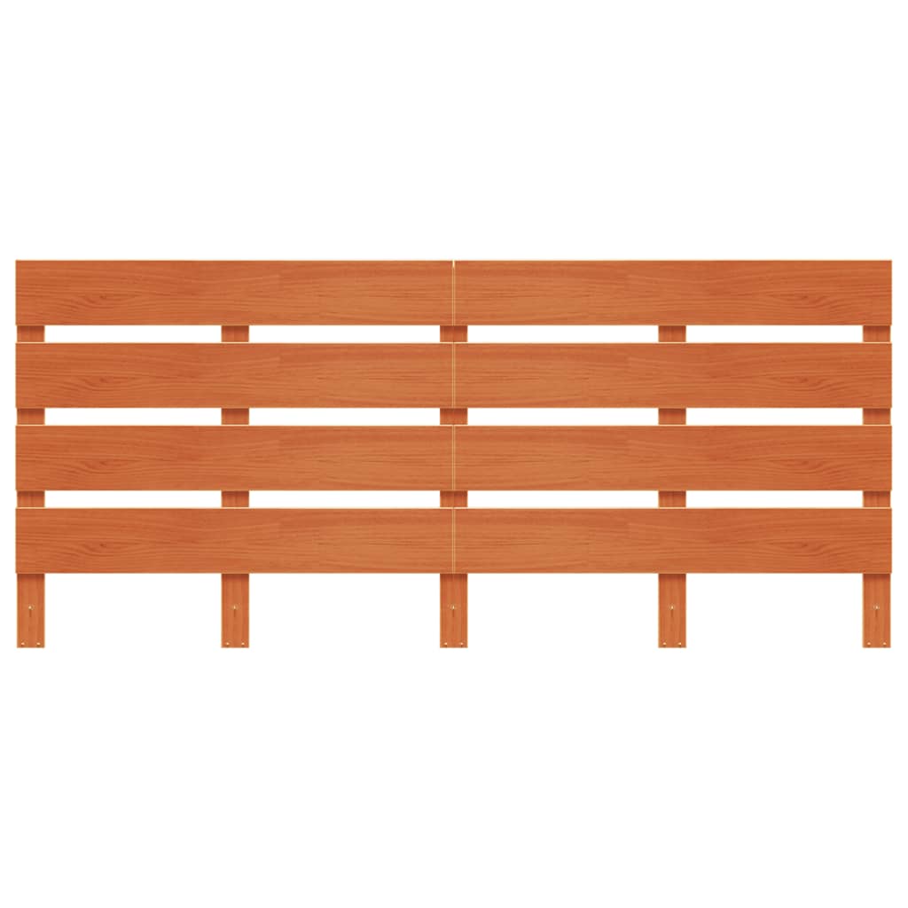 vidaXL Headboard Wax Brown 180 cm Solid Wood Pine