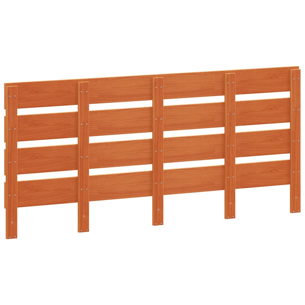 vidaXL Headboard Wax Brown 180 cm Solid Wood Pine