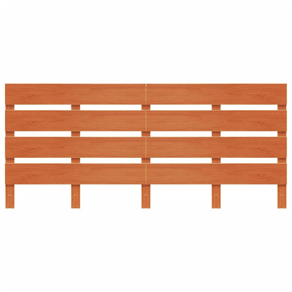 vidaXL Headboard Wax Brown 135 cm Solid Wood Pine