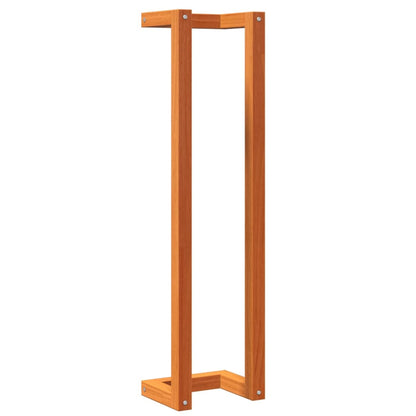 vidaXL Towel Rack Wax Brown 23x18x90 cm Solid Wood Pine