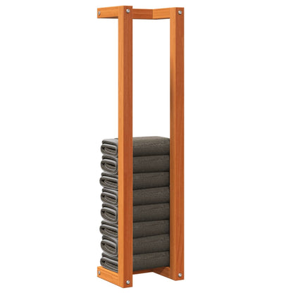 vidaXL Towel Rack Wax Brown 23x18x90 cm Solid Wood Pine