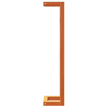 vidaXL Towel Rack Wax Brown 23x18x90 cm Solid Wood Pine