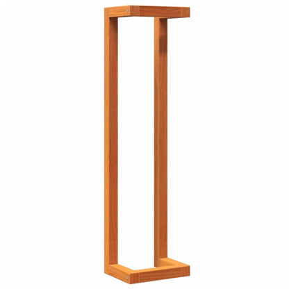 vidaXL Towel Rack Wax Brown 23x18x90 cm Solid Wood Pine
