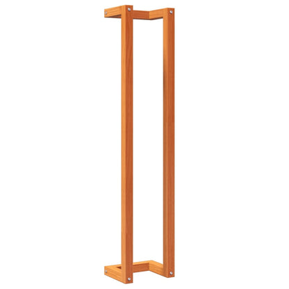 vidaXL Towel Rack Wax Brown 23x18x110 cm Solid Wood Pine