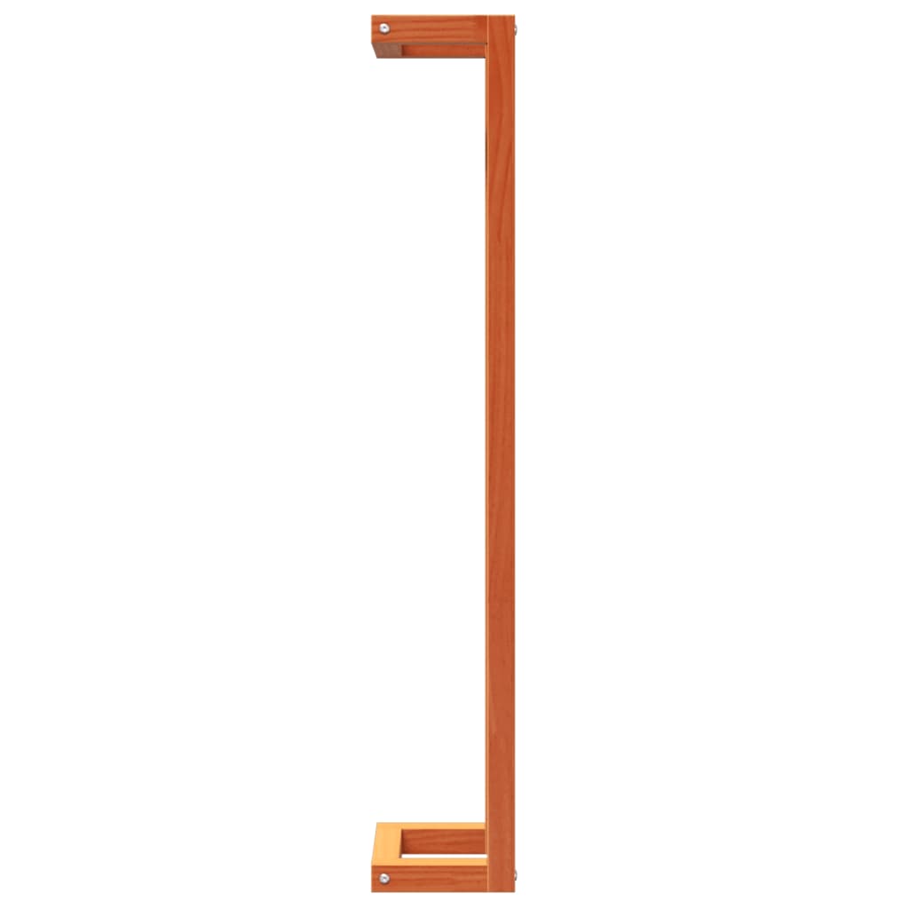 vidaXL Towel Rack Wax Brown 23x18x110 cm Solid Wood Pine