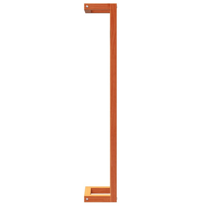 vidaXL Towel Rack Wax Brown 23x18x110 cm Solid Wood Pine