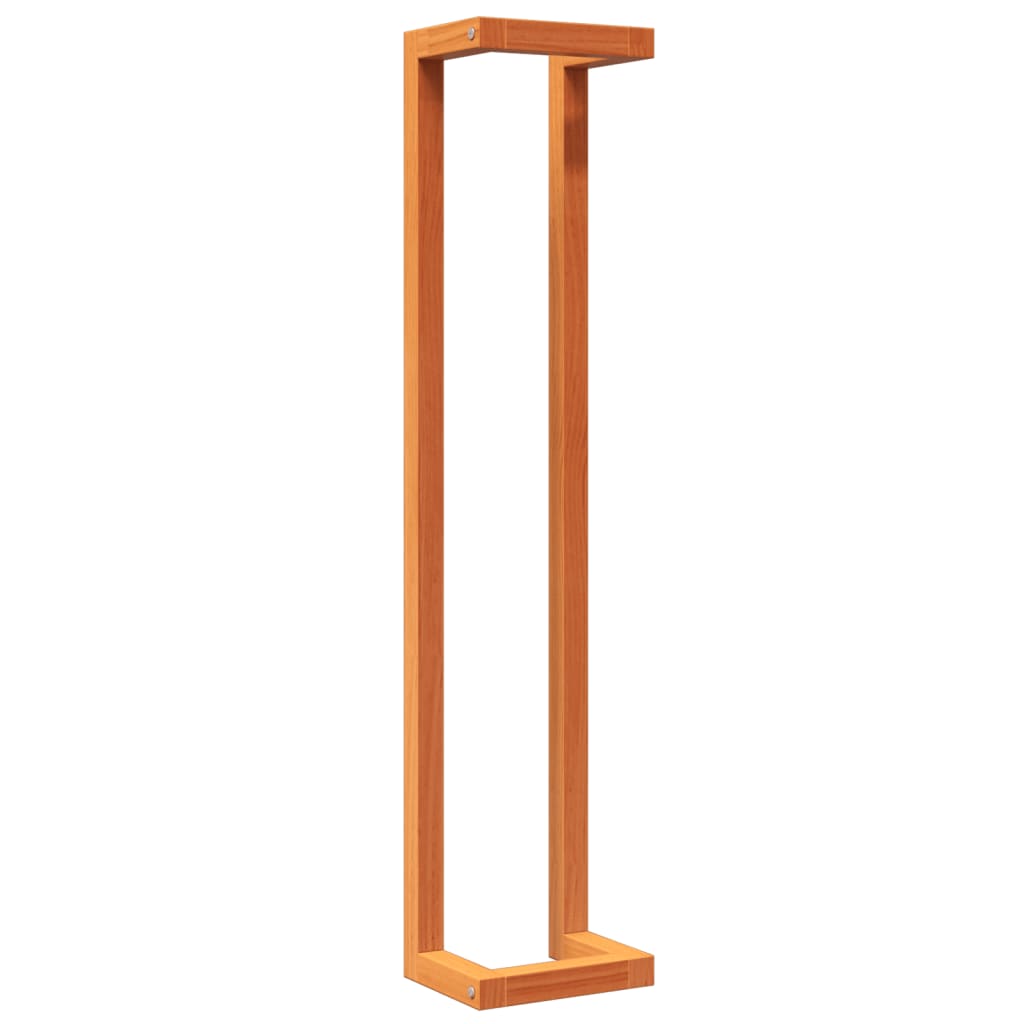 vidaXL Towel Rack Wax Brown 23x18x110 cm Solid Wood Pine
