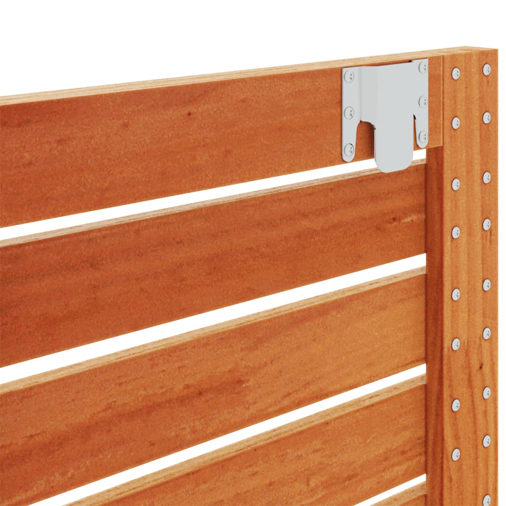 vidaXL Wall Headboard 166x3x63 cm Solid Wood Pine