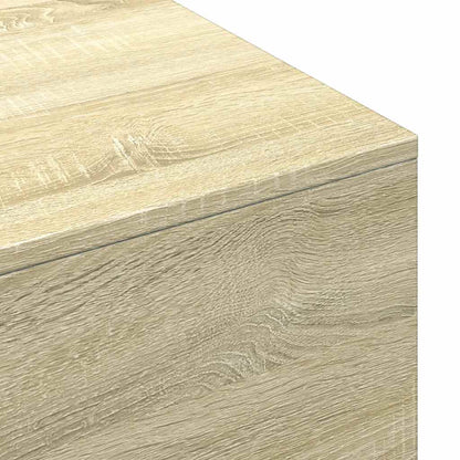vidaXL Coffee Table Sonoma Oak 100x49.5x31 cm Engineered Wood