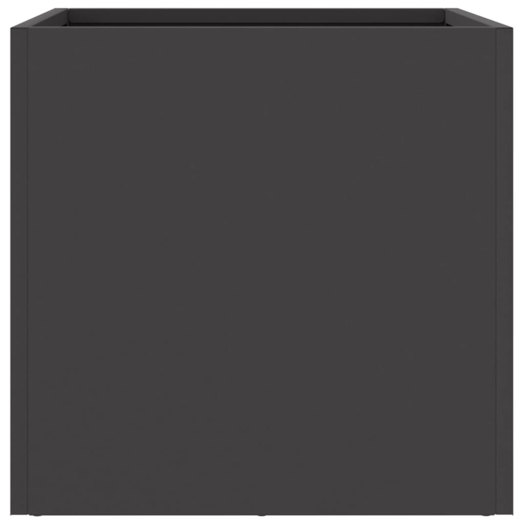 vidaXL Planter Black 32x30x29 cm Steel