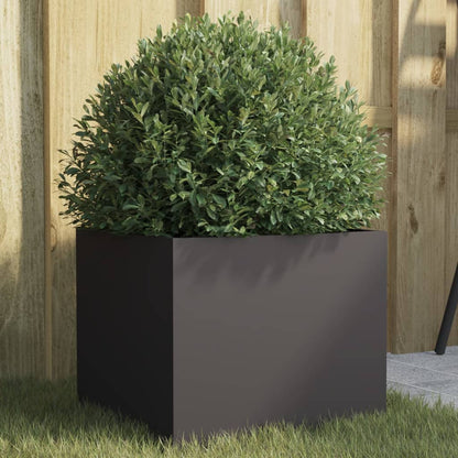 vidaXL Planter Black 32x30x29 cm Steel