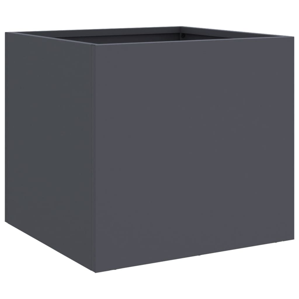 vidaXL Planter Anthracite 32x30x29 cm Steel