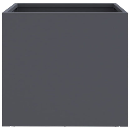vidaXL Planters 2 pcs Anthracite 32x30x29 cm Cold-rolled Steel