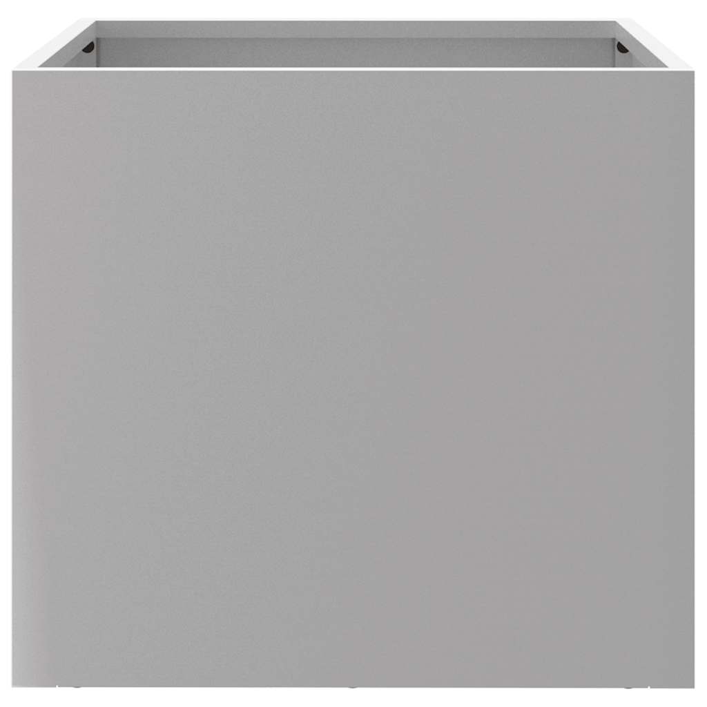 vidaXL Planter Silver 32x30x29 cm Galvanised Steel