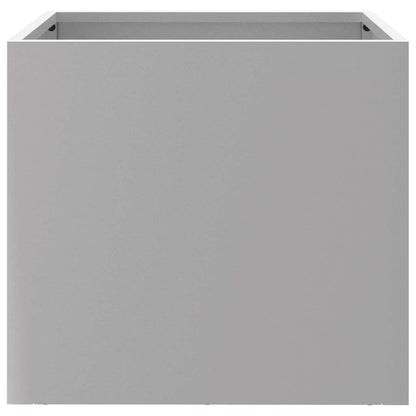 vidaXL Planter Silver 32x30x29 cm Galvanised Steel