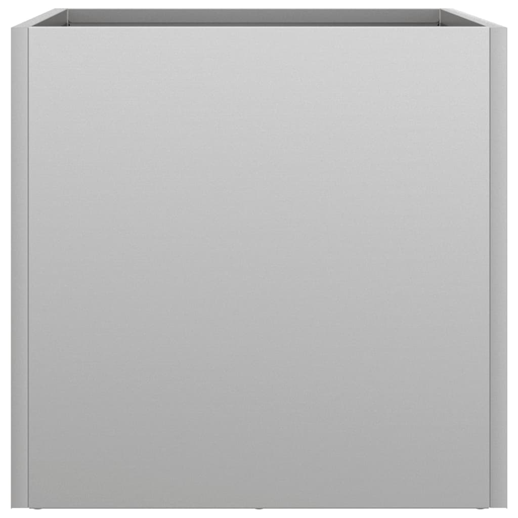 vidaXL Planter Silver 32x30x29 cm Galvanised Steel