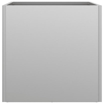 vidaXL Planter Silver 32x30x29 cm Galvanised Steel
