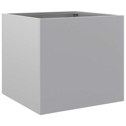 vidaXL Planters 2 pcs Silver 32x30x29 cm Galvanised Steel