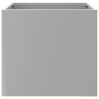 vidaXL Planters 2 pcs Silver 32x30x29 cm Galvanised Steel