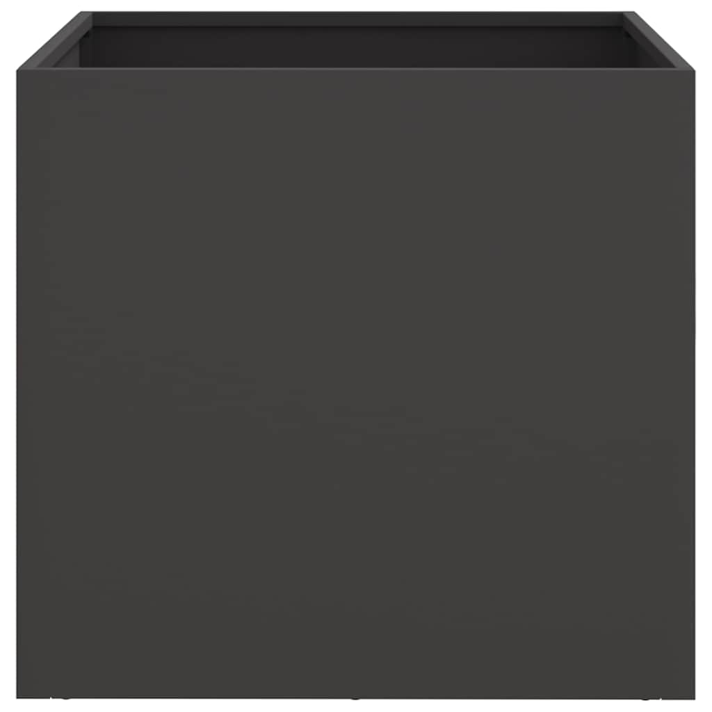vidaXL Planter Black 42x40x39 cm Steel
