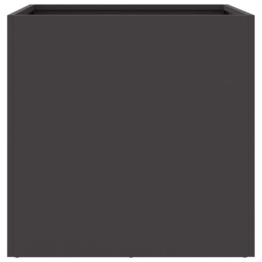 vidaXL Planter Black 42x40x39 cm Steel