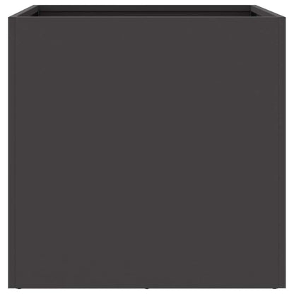 vidaXL Planter Black 42x40x39 cm Steel