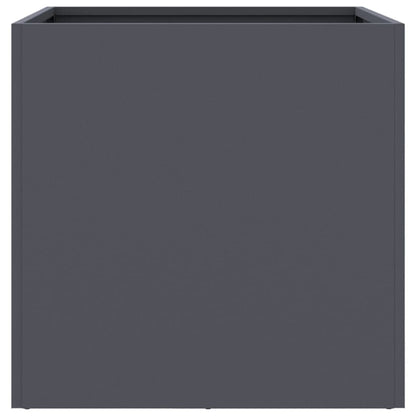 vidaXL Planter Anthracite 42x40x39 cm Steel